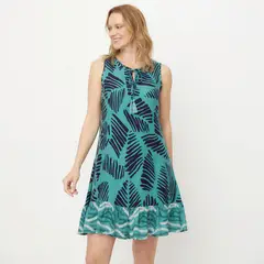 NEWPORT - Vestido Mujer Corto Casual con Estampado