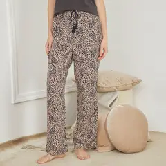 BLU - Pantalón de pijama Mujer Largo de Viscosa