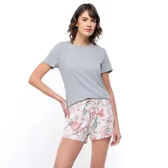 BLU - Short de pijama Mujer Corto