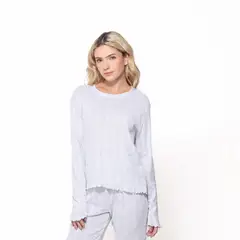 SYBILLA - Pijama completa con pantalón Mujer Largo Manga larga