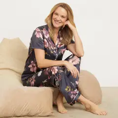 SOUTHLAND - Pijama completa con pantalón para Mujer Manga corta Flores