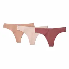 BLU - Calzón colaless Pack de 3 Mujer