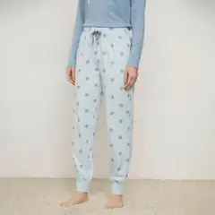 SYBILLA - Pantalón de pijama Mujer Largo No aplica de Algodón