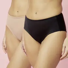 BLU - Calzón Control Pack de 2 Mujer