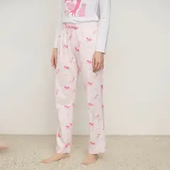 SYBILLA - Pantalón de pijama Mujer Largo No aplica de Algodón