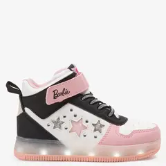BARBIE - Tenis con luces L Tall I Br Niña con Velcro