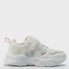 YAMP - Tenis moda Sp Heart K Niña Blancos