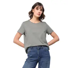 BASEMENT - Camiseta Mujer Manga corta de Algodón