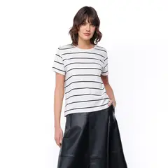 BASEMENT - Camiseta Mujer Manga corta de Algodón