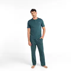 NEWPORT - Pijama Hombre Corto Manga corta de Algodón