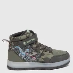 JURASSIC WORLD - Tenis con luces L Tall K Ju Niño con Velcro