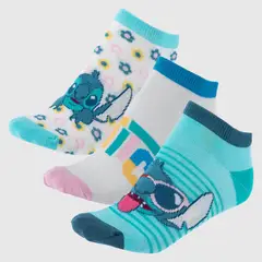 DISNEY - Medias Mujer Corto Pack de 3