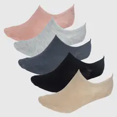 BLU - Medias Mujer Invisible Pack de 5