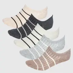 BLU - Medias Mujer Invisible Pack de 5