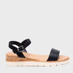 UNIVERSITY CLUB - Sandalias para Mujer Bilina color Negro
