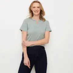 NEWPORT - Camiseta Mujer Manga corta de Algodón