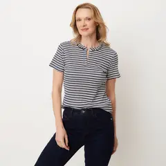 NEWPORT - Camiseta Mujer Manga corta de Algodón