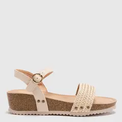 UNIVERSITY CLUB - Sandalias Mujer con plataforma baja Imari Nude