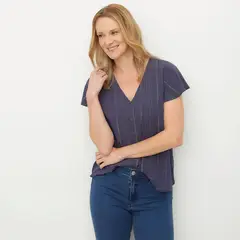 NEWPORT - Blusa Mujer Manga corta