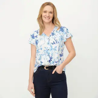NEWPORT - Blusa Mujer Manga corta