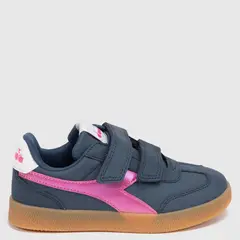 DIADORA - Tenis moda Bamtelon K Niña con Velcro Horma Justa