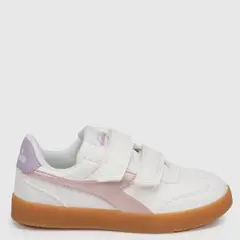 DIADORA - Tenis moda Bamtelon K Niña con Velcro Horma Justa