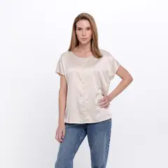 APOLOGY - Blusa Mujer Animal print Manga corta