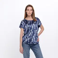 APOLOGY - Blusa Mujer Animal print Manga corta