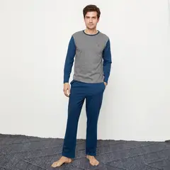 NEWPORT - Pijama Hombre Manga larga de Algodón