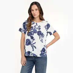 SOUTHLAND - Blusa Mujer con Estampado Manga corta
