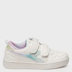 DIADORA - Tenis moda Crego K Niña con Velcro