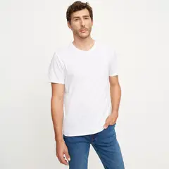 NEWPORT - Camiseta Hombre Manga Corta de Algodón