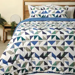 BENETTON - Edredon Benetton: Poliéster 95 GSM