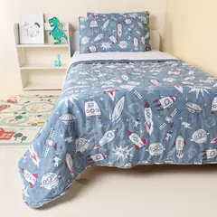 MICA KIDS - Cubrelecho Mica Kids: Poliéster Dinosaurio