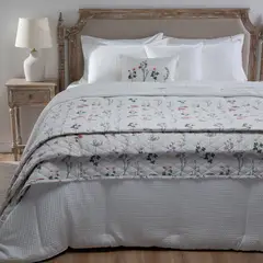 ROBERTA ALLEN - Juego de Cama Roberta Allen: incluye1 Edredón + 2 Fundas de Almohadas + 1 Cubrecama + 1 Juego de Sábanas + 2 Cojines