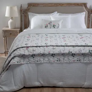 ROBERTA ALLEN - Juego de Cama Roberta Allen: incluye1 Edredón + 2 Fundas de Almohadas + 1 Cubrecama + 1 Juego de Sábanas + 2 Cojines