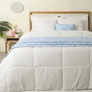 ROBERTA ALLEN - Juego de Cama Roberta Allen: incluye1 Edredón + 2 Fundas de Almohadas + 1 Cubrecama + 1 Juego de Sábanas + 2 Cojines