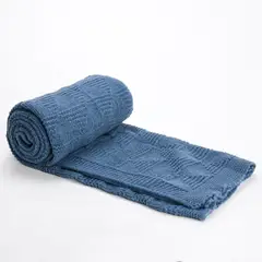 MICA KIDS - Manta Mica Kids: Azul Poliéster 130 x 150 cm