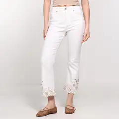 UNIVERSITY CLUB - Jean Flare Mujer Tiro medio