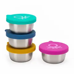 BENETTON - Set de contenedores Acero inoxidable 650 ml