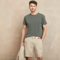 WOLF & HANK - Camiseta Hombre Manga corta Regular fit de Algodón WOLF&HANK