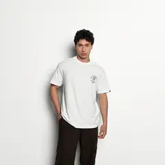 DENIMLAB - Camiseta Hombre Manga corta con Estampado Oversized fit de Algodón