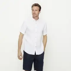 LA MARTINA - Camisa Hombre Manga corta Classic fit de Lino