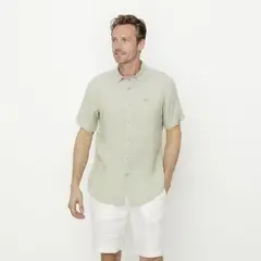 LA MARTINA - Camisa Hombre Manga corta Classic fit de Lino