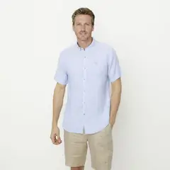 LA MARTINA - Camisa Hombre Manga corta Classic fit de Lino