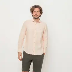 CASCAIS - Camisa Hombre Manga larga Slim de Lino CASCAIS.