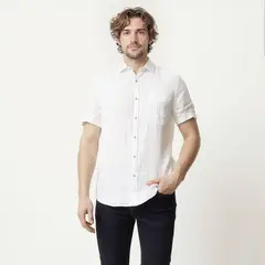 CASCAIS - Camisa Hombre Manga corta Slim fit Cascais.
