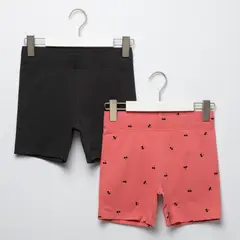 ELV - Short para Niña Pack de 2 unidades de Algodón