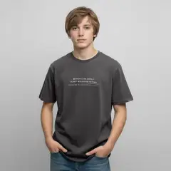 FEDERATION - Camiseta Para Niño con Estampado Manga corta de Algodón