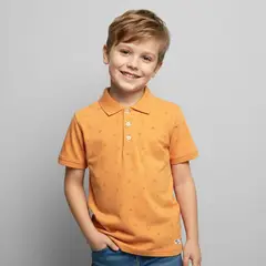 YAMP - Camiseta polo para Niño Manga corta de Algodón